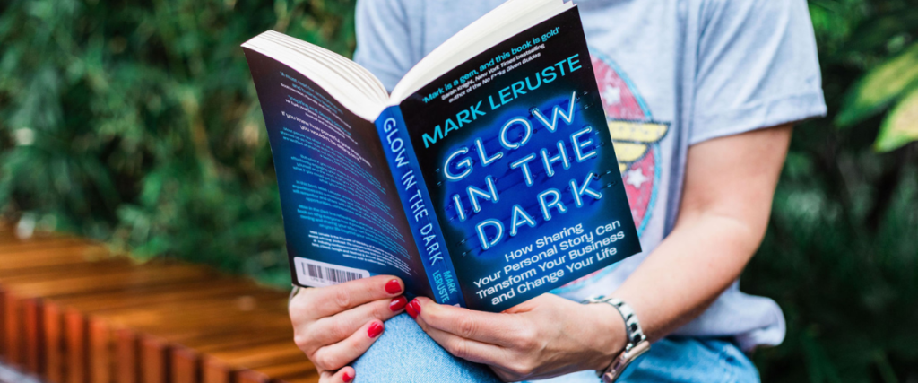 glow in the dark book to help to share your story